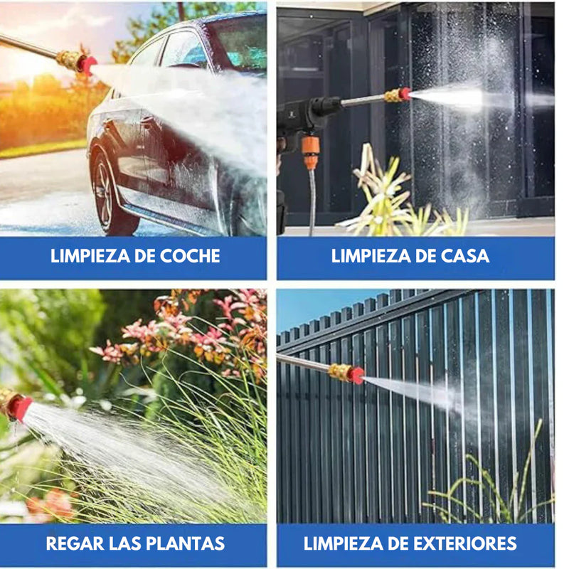 Hidrolimpiadora Inalámbrica JetWash de Alta Presión - Con 2 Baterías