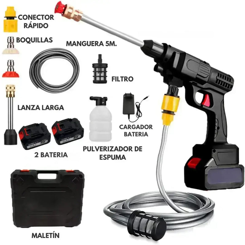 Hidrolimpiadora Inalámbrica JetWash de Alta Presión - Con 2 Baterías