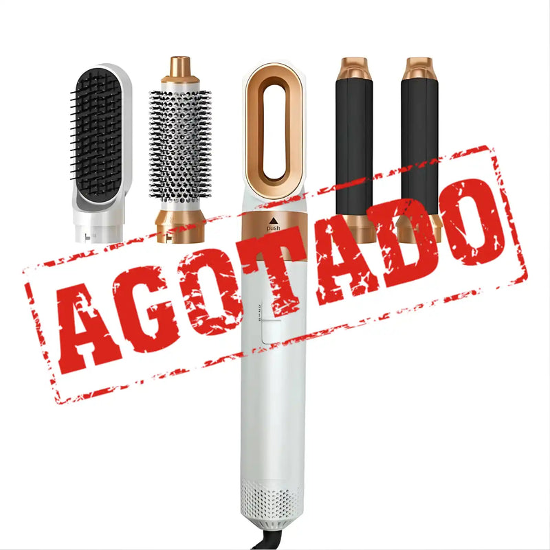 Airelis 5 Pro - Cepillo Secador 5 en 1 - Seca, Cepilla, Alisa, Riza y Moldea