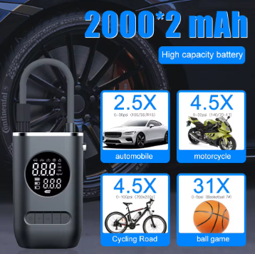 Bomba de Aire Portátil 150 PSI