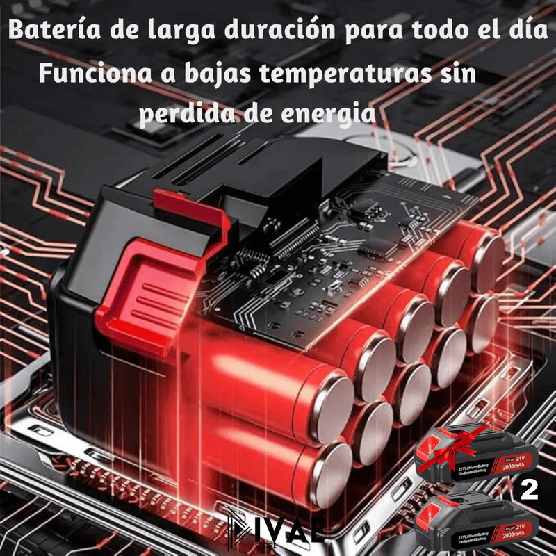 Soplador Turbo X-Aire con 2 Baterías