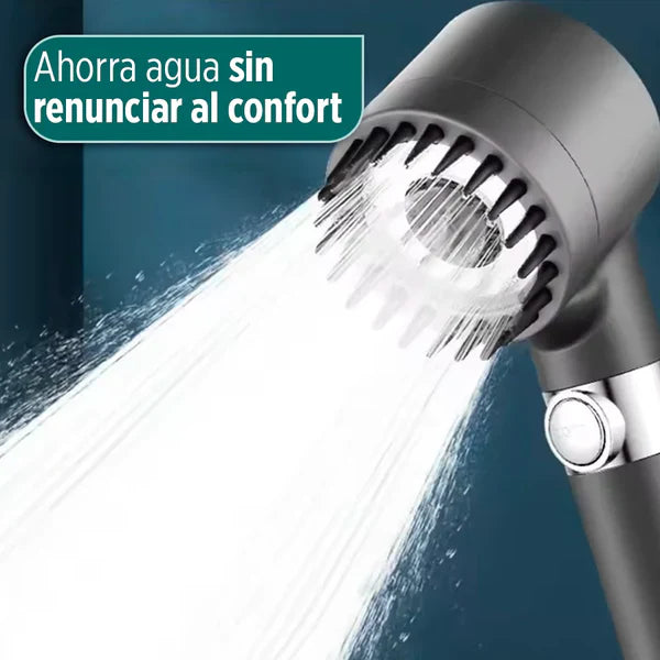HidraSpa Max - Transforma tu ducha en un SPA de lujo: alta presión, agua purificada, 10 modos de chorro